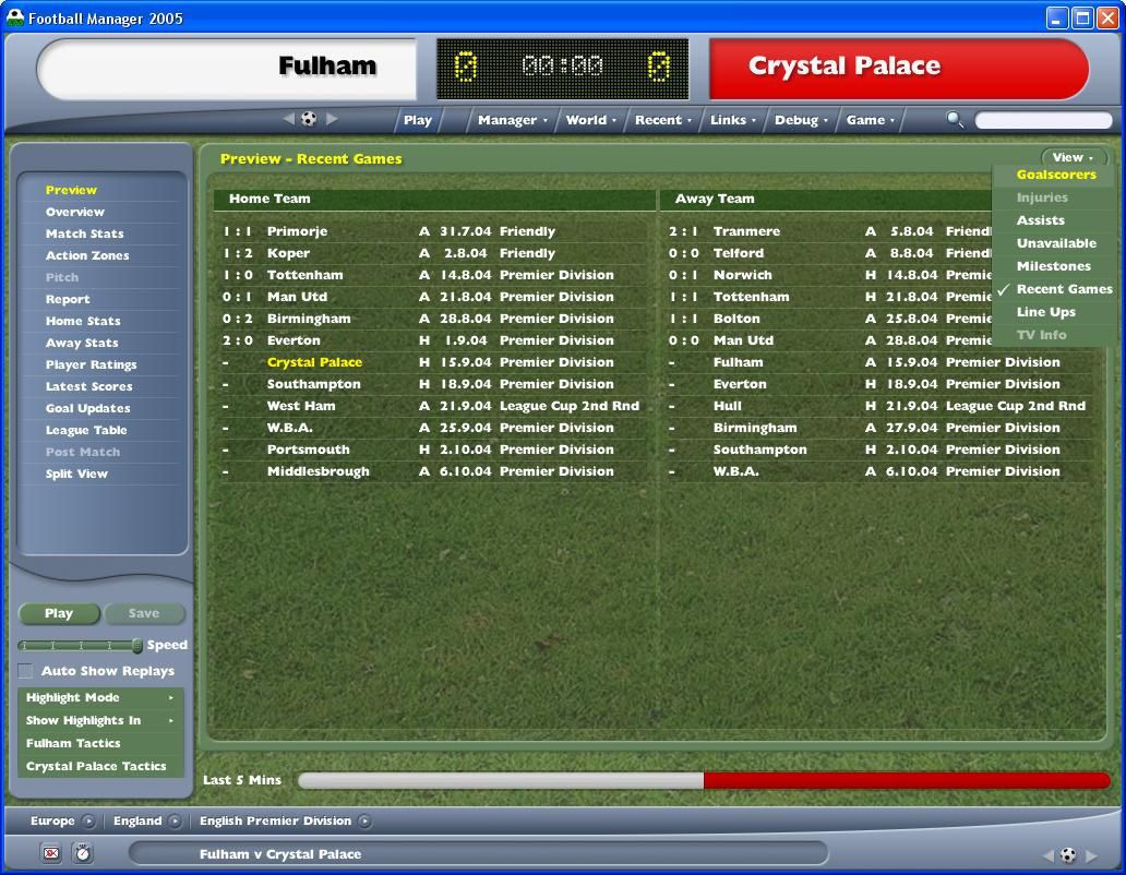 Worldwide Soccer Manager 2005 Pc